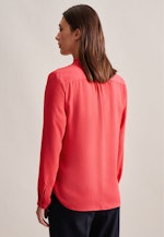 Crepe Wraparound Blouse in Red |  Seidensticker Onlineshop