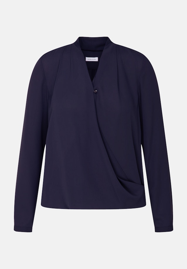 Wickelbluse in Dunkelblau |  Seidensticker Onlineshop