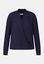 Wickelbluse in Dunkelblau |  Seidensticker Onlineshop