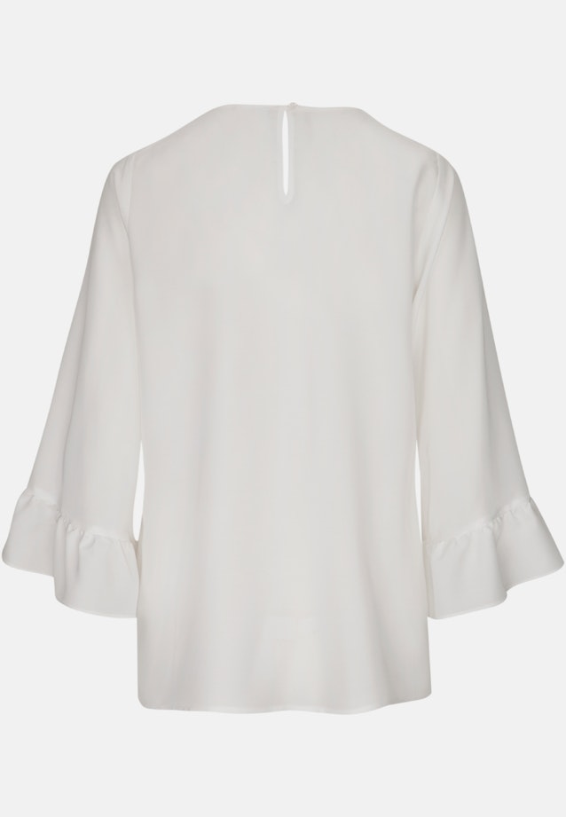 Regular fit Shirtbluse Uni in Weiß |  Seidensticker Onlineshop