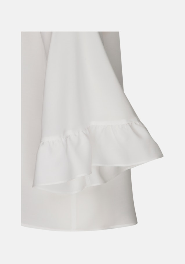 3/4-sleeve Voile Shirt Blouse in White |  Seidensticker Onlineshop