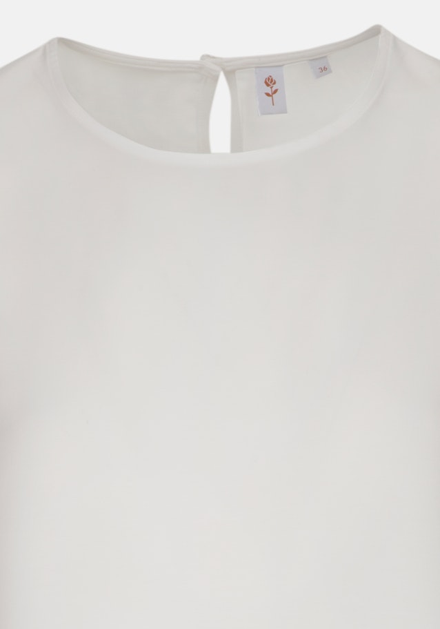 3/4-sleeve Voile Shirt Blouse in White |  Seidensticker Onlineshop