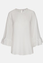 Regular fit Shirtbluse Uni in Weiß |  Seidensticker Onlineshop