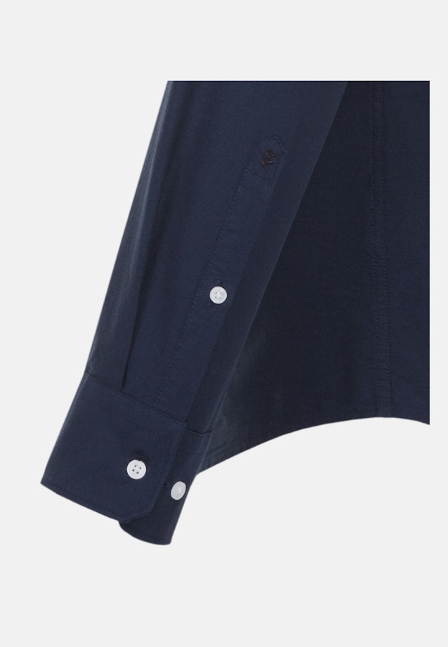 Oxford Business Hemd in Shaped mit Button-Down-Kragen in Dunkelblau |  Seidensticker Onlineshop