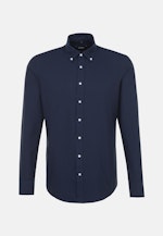 Oxford Business Hemd in Shaped mit Button-Down-Kragen in Dunkelblau |  Seidensticker Onlineshop