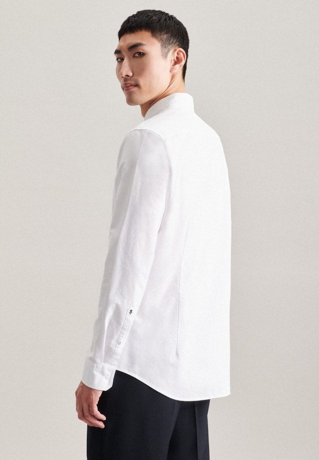 Oxford Business Hemd in Shaped mit Button-Down-Kragen in Weiß | Seidensticker Onlineshop