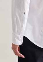 Chemise Business Shaped Oxford Col Boutonné in Blanc |  Seidensticker Onlineshop