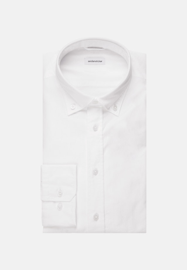 Business Shirt in Shaped with Button-Down-Collar in White |  Seidensticker Onlineshop