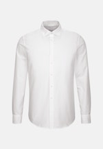 Chemise Business Shaped Oxford Col Boutonné in Blanc |  Seidensticker Onlineshop