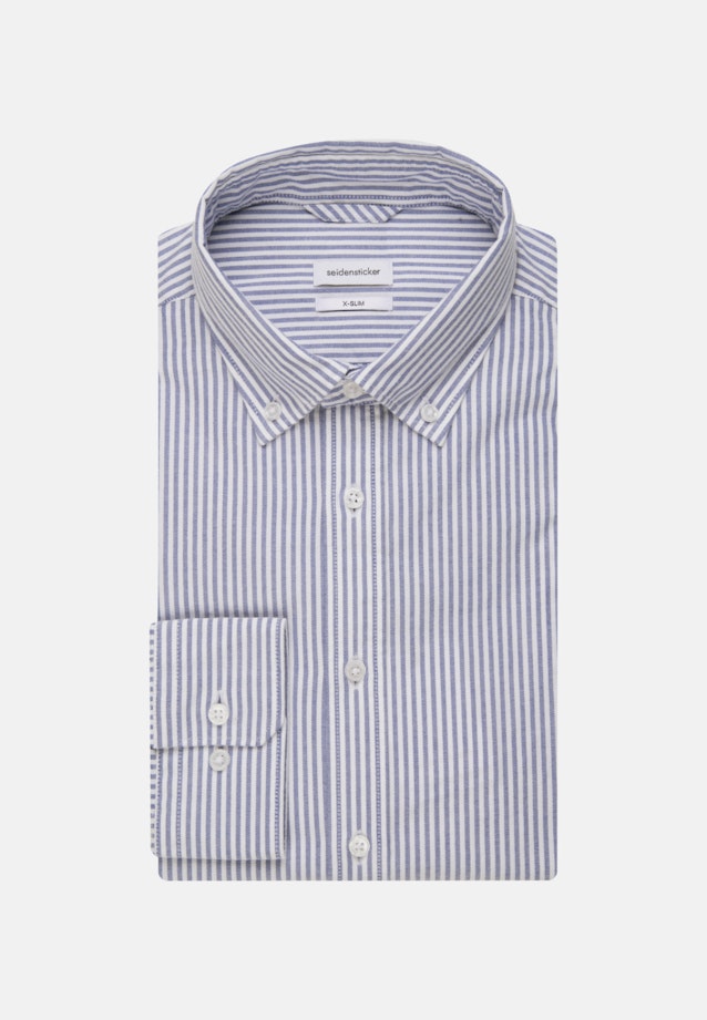 Business Shirt in X-Slim with Button-Down-Collar in Light Blue |  Seidensticker Onlineshop