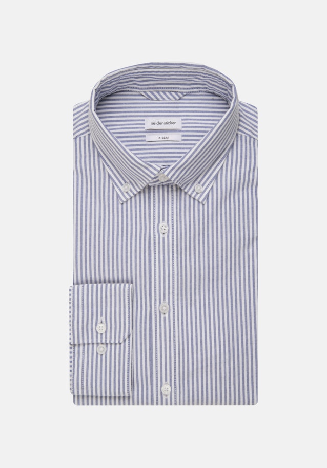 Business Shirt in X-Slim with Button-Down-Collar in Light Blue |  Seidensticker Onlineshop