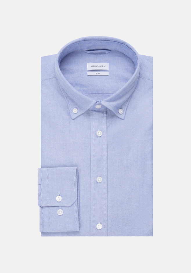 Slim Chemise d'affaires Uni dans Bleu Clair | Boutique en ligne Seidensticker