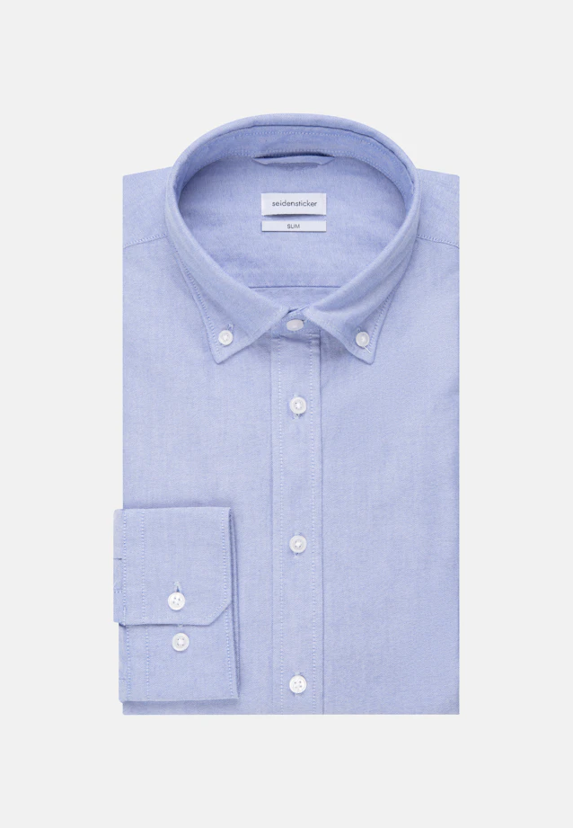 Slim Chemise d'affaires Uni in Bleu Clair |  Seidensticker Onlineshop