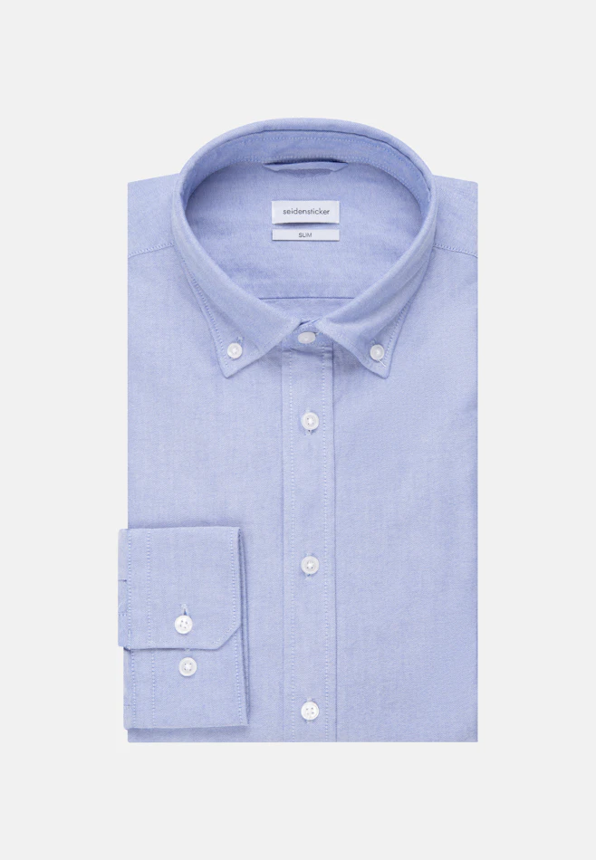 Slim Chemise d'affaires Uni dans Bleu Clair | Boutique en ligne Seidensticker