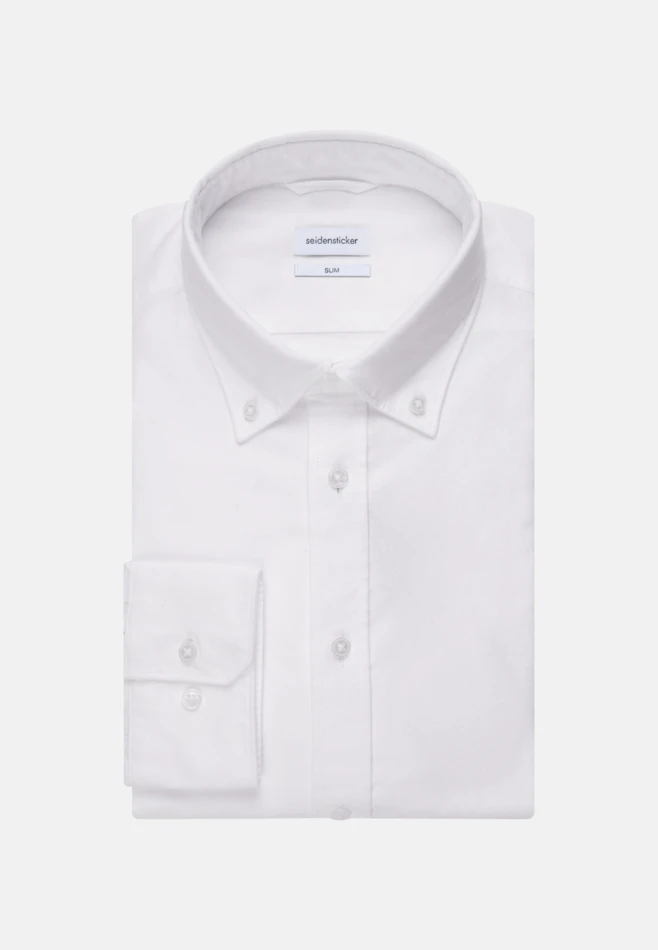 Slim Business Hemd Uni in Weiß | Seidensticker Onlineshop