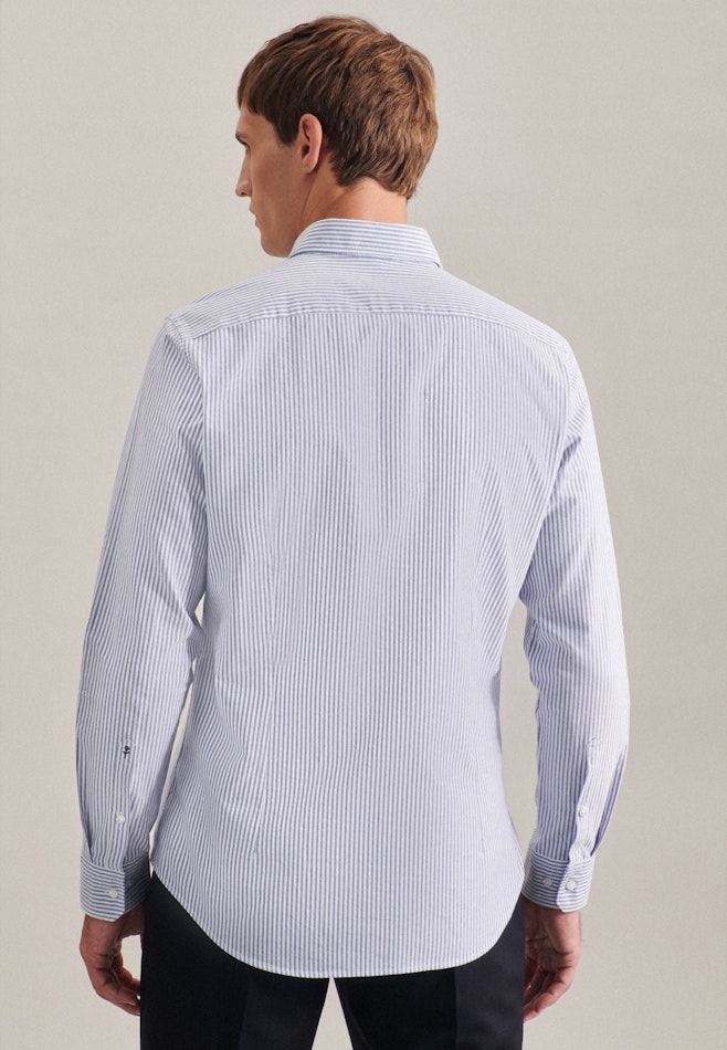 Business Shirt in Slim with Button-Down-Collar in Light Blue | Seidensticker online shop