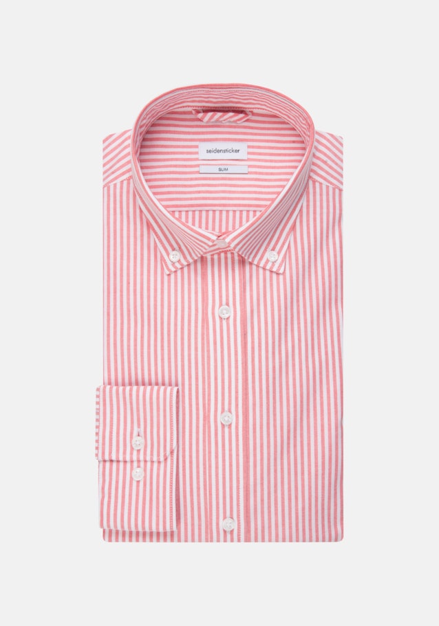 Business overhemd in Slim with Button-Down-Kraag in Rood |  Seidensticker Onlineshop