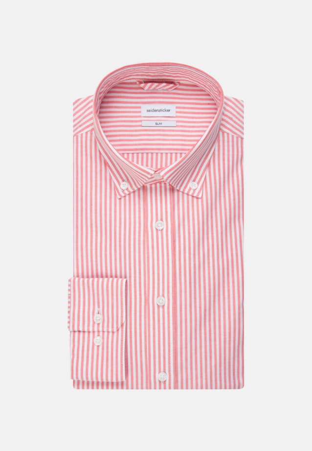 Business Shirt in Slim with Button-Down-Collar in Red |  Seidensticker Onlineshop