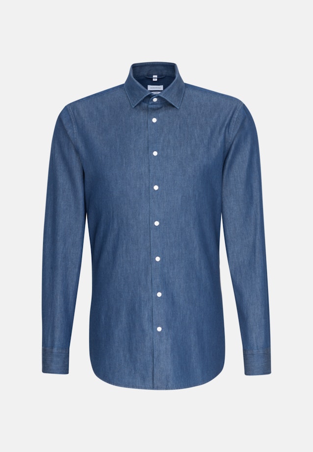 Business Shirt in Dark Blue |  Seidensticker Onlineshop