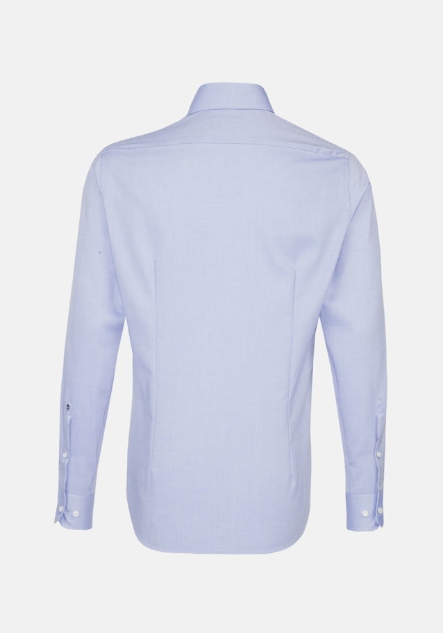 Chemise Business Shaped Structuré Col Kent in Bleu Clair |  Seidensticker Onlineshop