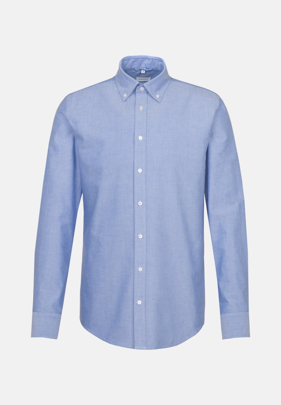 Business Hemd in Regular fit mit Button-Down-Kragen in Hellblau |  Seidensticker Onlineshop