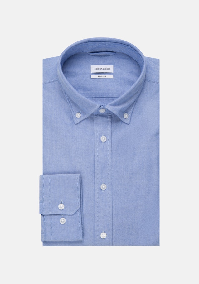 Business overhemd in Regular with Button-Down-Kraag in Lichtblauw |  Seidensticker Onlineshop