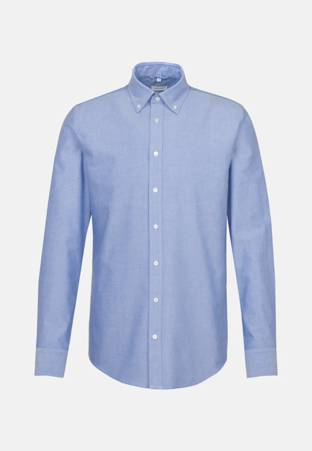 Regular Chemise d'affaires Uni in Bleu Clair |  Seidensticker Onlineshop