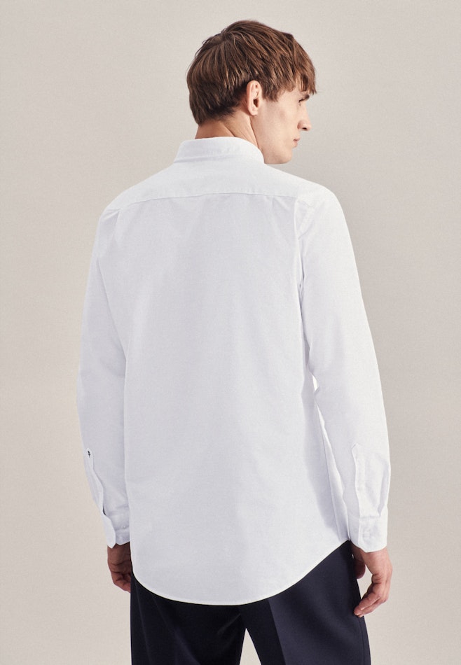 Business Shirt in Regular with Button-Down-Collar in White | Seidensticker online shop