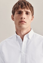 Chemise Business Regular Oxford Col Boutonné in Blanc |  Seidensticker Onlineshop