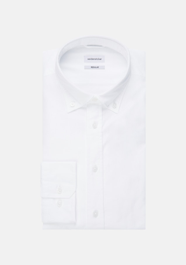 Business overhemd in Regular with Button-Down-Kraag in Wit |  Seidensticker Onlineshop