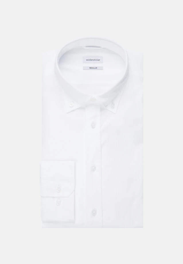 Regular Business Hemd Uni in Weiß |  Seidensticker Onlineshop