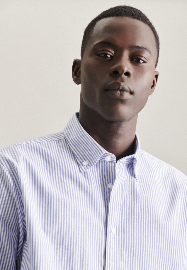 Regular Business shirt Stripe in Light Blue |  Seidensticker Onlineshop