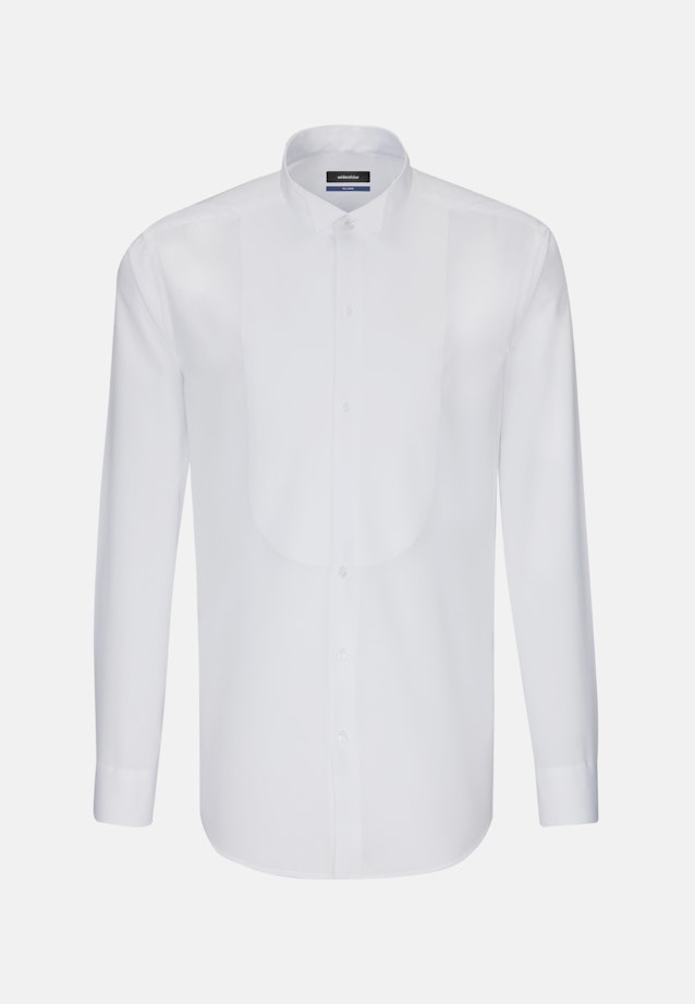 Bügelfreies Popeline Business Hemd in Shaped mit Kläppchenkragen in Weiß |  Seidensticker Onlineshop