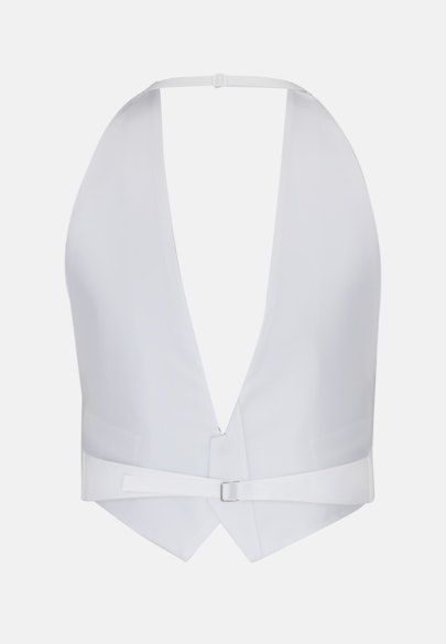 Shaped Gala Weste Uni in Weiß |  Seidensticker Onlineshop