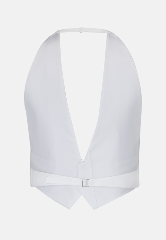 Shaped Gala vest Uni in White | Seidensticker online shop