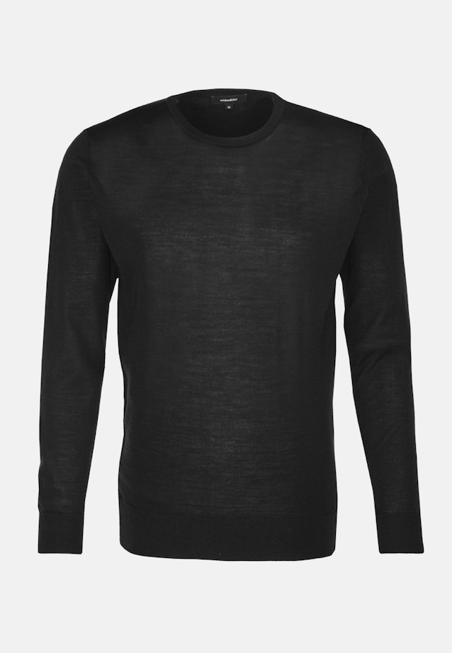 Pullover Uni in Grau |  Seidensticker Onlineshop