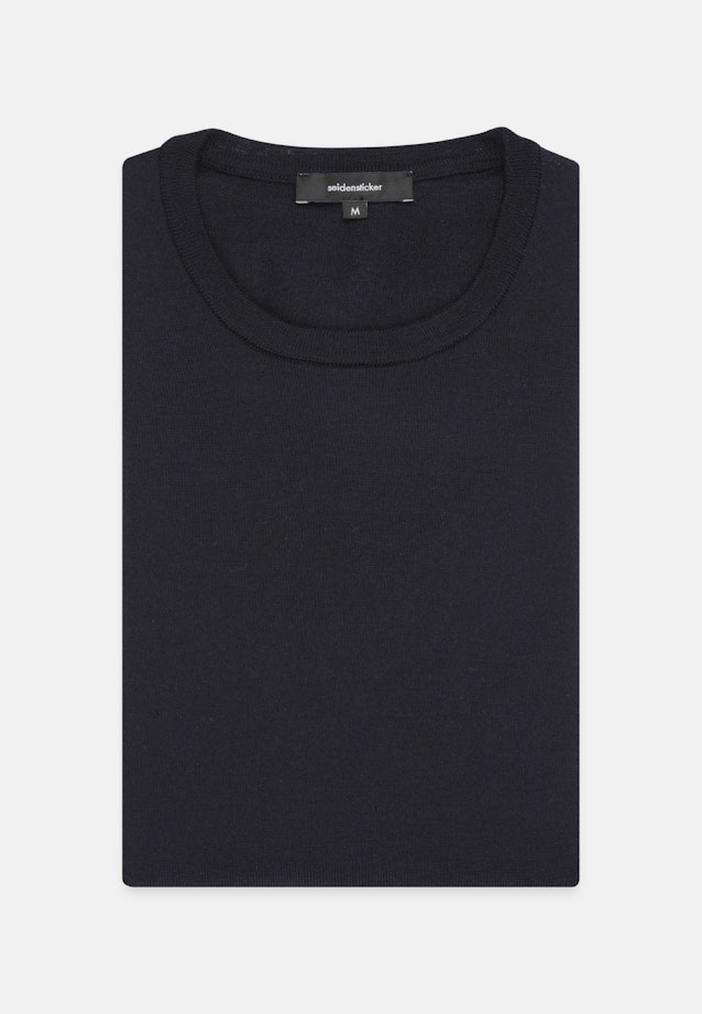 Pullover Uni in Dunkelblau |  Seidensticker Onlineshop