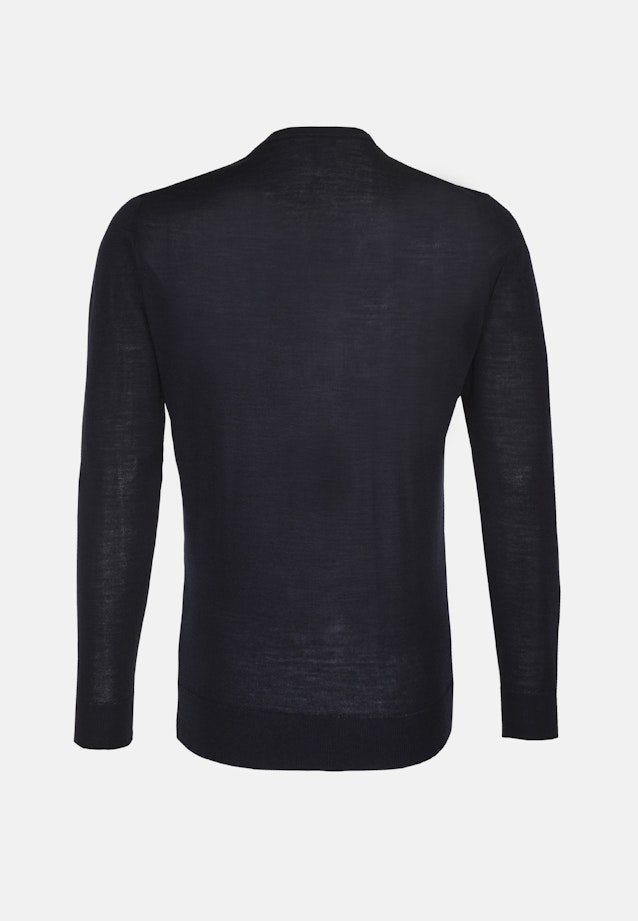 Pullover Uni in Dunkelblau |  Seidensticker Onlineshop