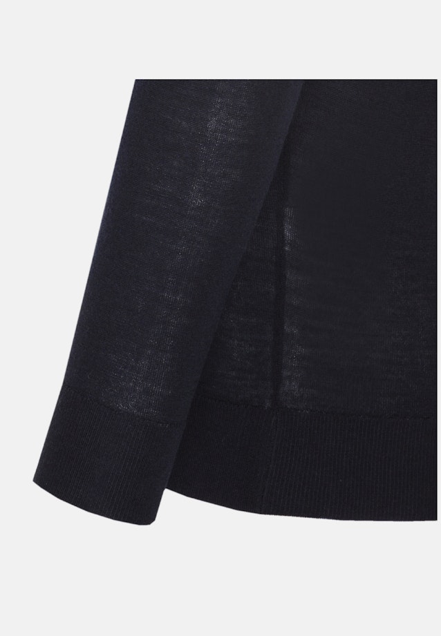 Pullover Uni in Dunkelblau |  Seidensticker Onlineshop