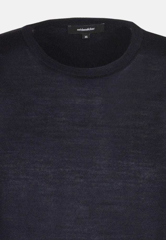 Pullover Uni in Dunkelblau |  Seidensticker Onlineshop