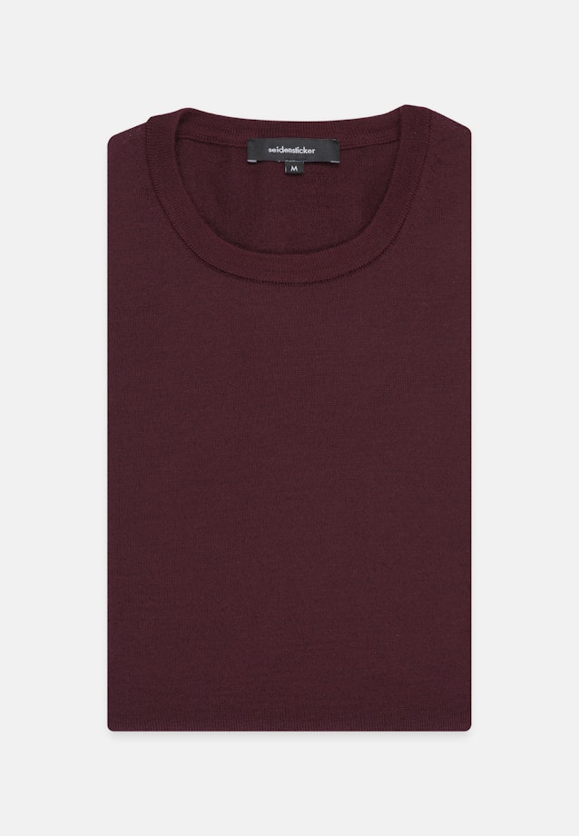Pullover Uni in Rot |  Seidensticker Onlineshop