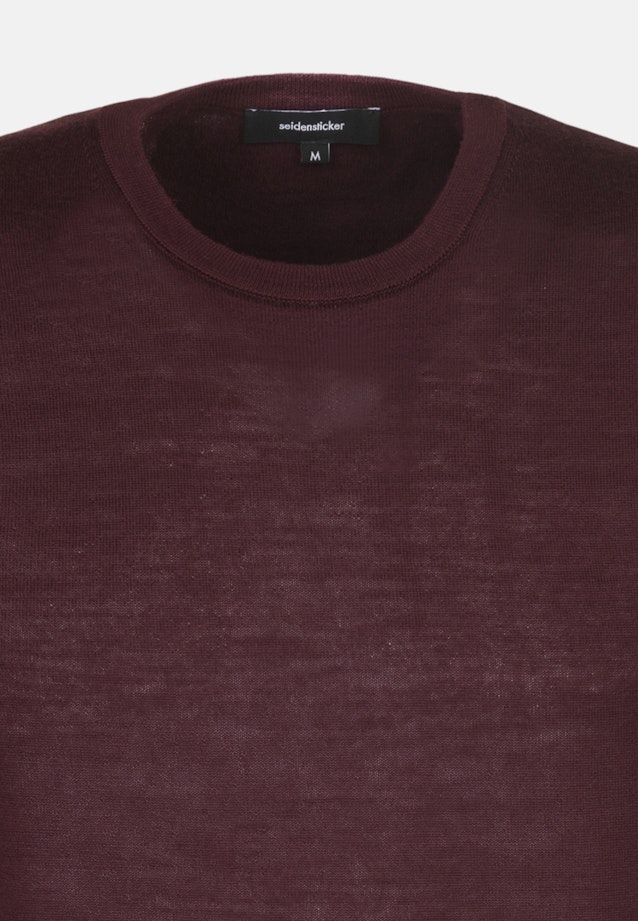 Pullover Uni in Rot |  Seidensticker Onlineshop