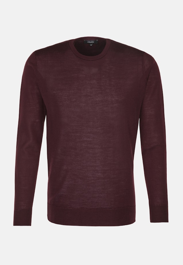 Pullover Uni in Rot |  Seidensticker Onlineshop