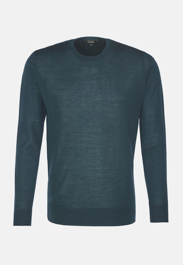 Pullover Uni in Grün |  Seidensticker Onlineshop