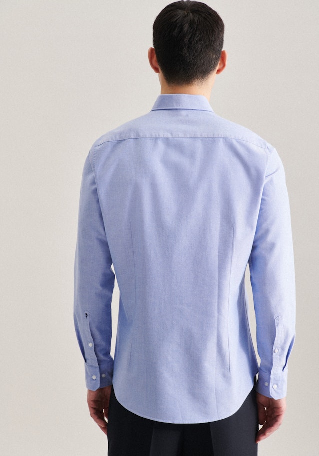 Business Shirt in X-Slim with Button-Down-Collar in Light Blue | Seidensticker Onlineshop