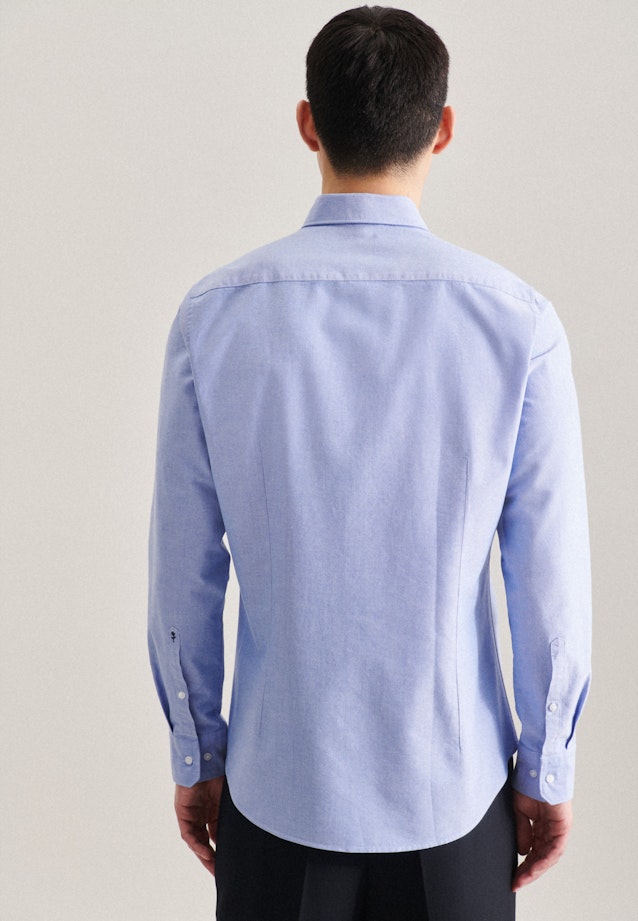 Business Shirt in X-Slim with Button-Down-Collar in Light Blue |  Seidensticker Onlineshop