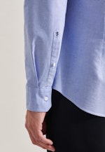 Chemise Business X-Slim Oxford Col Boutonné in Bleu Clair |  Seidensticker Onlineshop