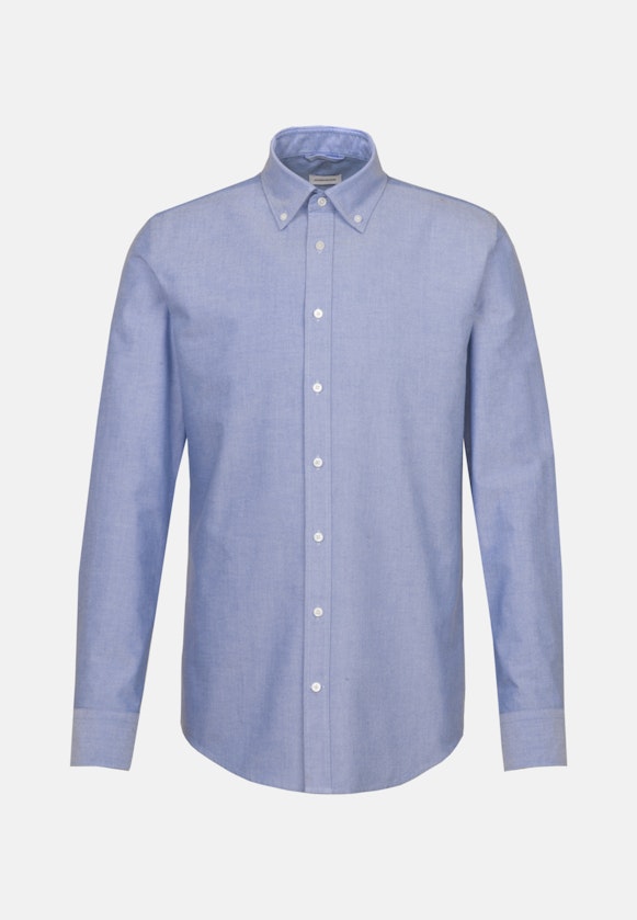 Business Shirt in X-Slim with Button-Down-Collar in Light Blue |  Seidensticker Onlineshop