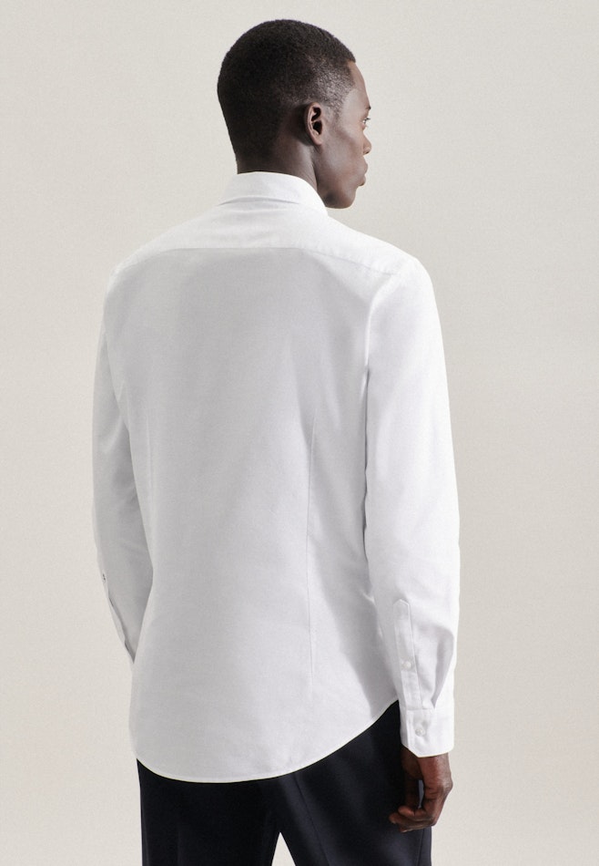 Business Shirt in X-Slim with Button-Down-Collar in White | Seidensticker online shop