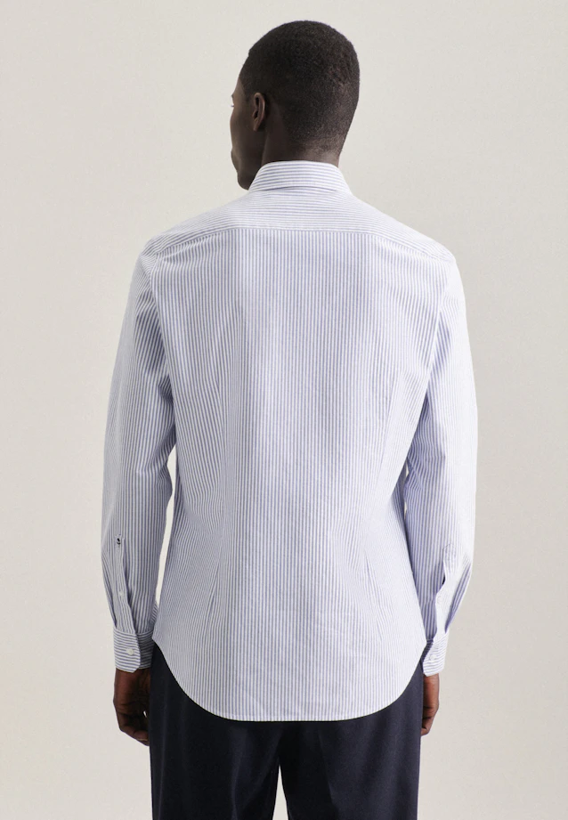 Shaped Business shirt Stripe in Light Blue |  Seidensticker Onlineshop